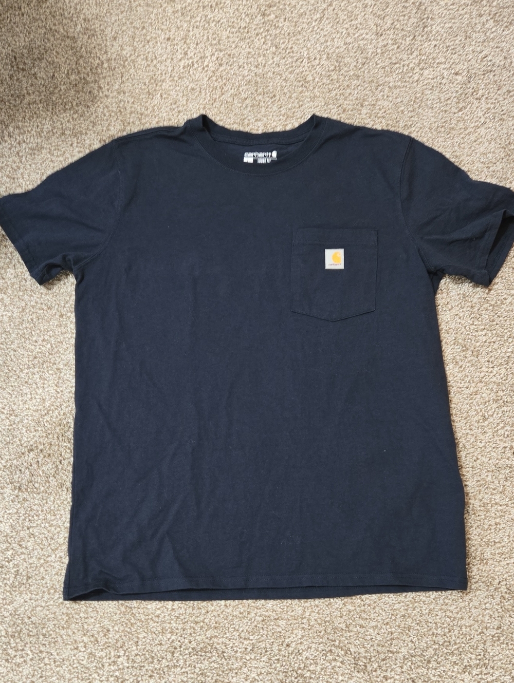 Carhartt Men's Dark Navy Short-Sleeve Pocket Tee